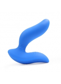 Синий вибромассажер простаты 3,5’’ Curve P-spot Massager - 12 см. - Erokay - в Домодедово купить с доставкой