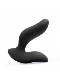 Черный вибромассажер простаты 3,5’’ Curve P-spot Massager - 12 см. - Erokay - в Домодедово купить с доставкой