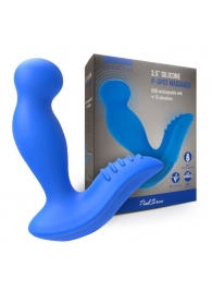 Синий вибромассажер простаты 3,5’’ P-spot Massager - 12,5 см. - Erokay - в Домодедово купить с доставкой