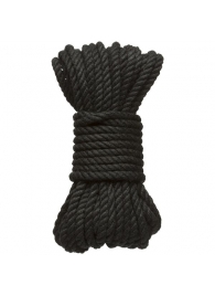 Черная верёвка для связывания и фиксации Bind Tie - 9,14 м. - Doc Johnson - купить с доставкой в Домодедово