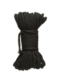 Черная верёвка для связывания и фиксации Bind Tie - 15,24 м. - Doc Johnson - купить с доставкой в Домодедово