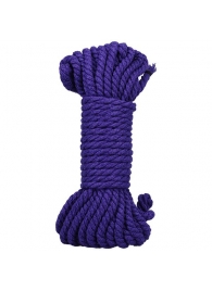 Фиолетовая верёвка для связывания и фиксации Bind Tie - 9,14 м. - Doc Johnson - купить с доставкой в Домодедово