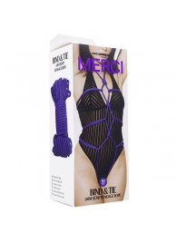 Фиолетовая верёвка для связывания и фиксации Bind Tie - 15,24 м. - Doc Johnson - купить с доставкой в Домодедово