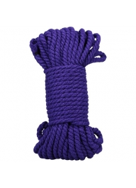 Фиолетовая верёвка для связывания и фиксации Bind Tie - 15,24 м. - Doc Johnson - купить с доставкой в Домодедово