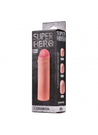 Фаллоудлинитель SUPER HERO Casanova - 18 см. - Lola Games - в Домодедово купить с доставкой