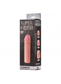 Фаллоудлинитель SUPER HERO Tempter - 16 см. - Lola Games - в Домодедово купить с доставкой