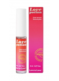 Возбуждающий блеск для губ Love Potion - 8 мл. - Love to Love - купить с доставкой в Домодедово
