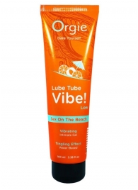 Гель с эффектом вибрации Lube Tube Vibe Low Sex On The Beach - 100 мл. - ORGIE - купить с доставкой в Домодедово