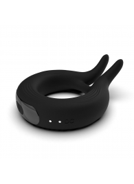 Черное эрекционное кольцо Marry Me Rechargeable Vibrating Cockring - Adrien Lastic - в Домодедово купить с доставкой