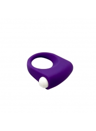 Фиолетовое эрекционное кольцо Puggle Vibrating Ring with Bullet - Adrien Lastic - в Домодедово купить с доставкой