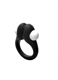 Черное эрекционное кольцо Zippy Vibrating Ring With Bullet - Adrien Lastic - в Домодедово купить с доставкой