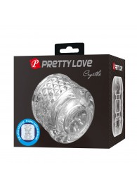 Прозрачный сквозной мастурбатор Crystle - Baile - в Домодедово купить с доставкой