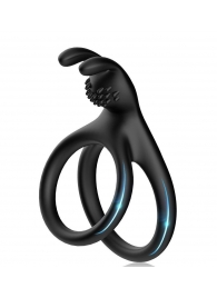 Черное эрекционное кольцо с подхватом мошонки - Boys of Toys - в Домодедово купить с доставкой