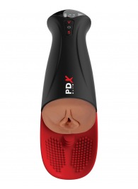 Мастурбатор-вагина в колбе с вибрацией Fuck-O-Matic Pro XL - Pipedream - в Домодедово купить с доставкой