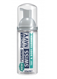 Очищающая пенка для игрушек и тела Toy   Body Cleaner Foamer - 47 мл. - Swiss navy - купить с доставкой в Домодедово