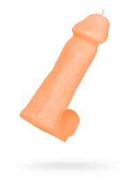 Оранжевая сувенирная свеча «Пенис» - Pecado - купить с доставкой в Домодедово
