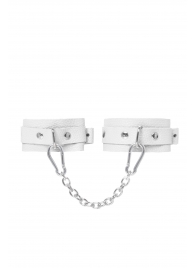 Белые мини-оковы со скруглёнными углами - Pecado - купить с доставкой в Домодедово