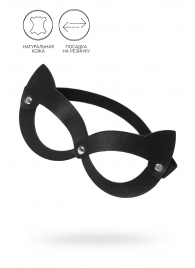 Черная открытая маска с ушками кошки - Pecado - купить с доставкой в Домодедово