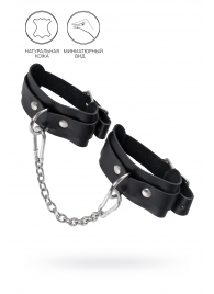 Черные мини-оковы со скруглёнными углами - Pecado - купить с доставкой в Домодедово