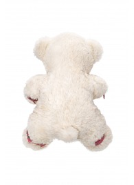 Бондажный набор: белый мишка с розовыми оковами и наручниками - Pecado - купить с доставкой в Домодедово