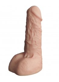 Телесный фаллоудлинитель с мошонкой Cock Next - 17 см. - LOVETOY (А-Полимер) - в Домодедово купить с доставкой