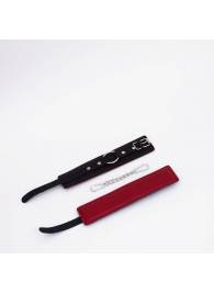 Черно-красные кожаные оковы - Crazy Handmade - купить с доставкой в Домодедово