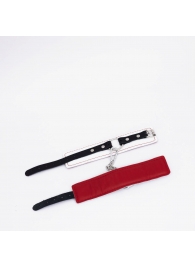 Бело-красные кожаные оковы - Crazy Handmade - купить с доставкой в Домодедово