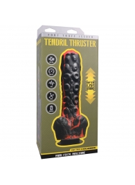 Черно-красная мини-машина на присоске Tendril Thruster - 21,6 см. - Doc Johnson - купить с доставкой в Домодедово