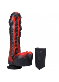 Черно-красная мини-машина на присоске Tendril Thruster - 21,6 см. - Doc Johnson - купить с доставкой в Домодедово