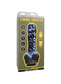 Черно-синяя мини-машина на присоске Tendril Thruster - 21,6 см. - Doc Johnson - купить с доставкой в Домодедово