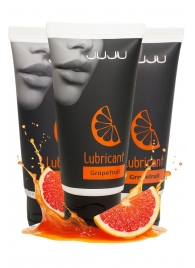 Набор из 3 съедобных лубрикантов JUJU со вкусом грейпфрута - JuJu - купить с доставкой в Домодедово