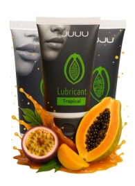 Набор из 3 съедобных лубрикантов JUJU со вкусом тропических фруктов - JuJu - купить с доставкой в Домодедово