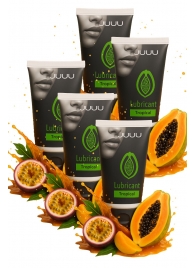 Набор из 5 съедобных лубрикантов JUJU со вкусом тропических фруктов - JuJu - купить с доставкой в Домодедово