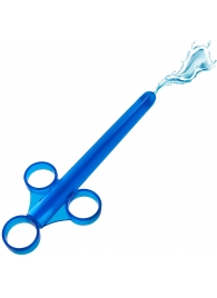 Синий шприц для введения лубриканта XL Lubricant Launcher - XR Brands - купить с доставкой в Домодедово