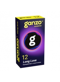 Презервативы с анестетиком для продления удовольствия Ganzo Long Love - 12 шт. - Ganzo - купить с доставкой в Домодедово