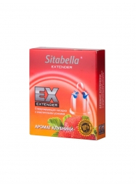 Стимулирующая насадка Sitabella Extender  Клубника - Sitabella - купить с доставкой в Домодедово