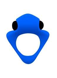 Синее эрекционное кольцо Wooomy Tribeс с вибрацией - Adrien Lastic - в Домодедово купить с доставкой