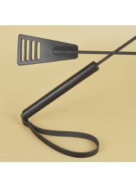 Черный кожаный стек «Сириус» - 60 см. - Sitabella - купить с доставкой в Домодедово