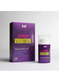Стимулирующий гель с эффектом вибрации Blackberry Vibration - 15 мл. - INTT - купить с доставкой в Домодедово