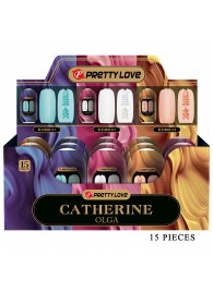 Набор из 15 мастурбаторов Catherine Olga - Baile - в Домодедово купить с доставкой