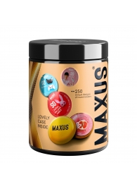 Точечные презервативы MAXUS 2000 Amazing Dots с железным кейсом - 15 шт. - Maxus - купить с доставкой в Домодедово