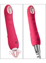 Малиновая насадка на душ с вибрацией Showers to orgasm - 20,1 см. - Orion - купить с доставкой в Домодедово