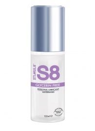 Лубрикант на водной основе S8 Glycerin Free без глицерина - 125 мл. - Stimul8 - купить с доставкой в Домодедово
