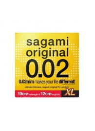Презерватив увеличенного размера Sagami Original 0.02 XL-size - 1 шт. - Sagami - купить с доставкой в Домодедово
