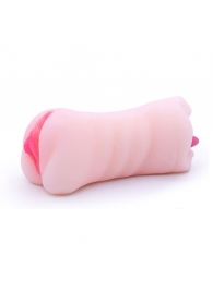 Телесный двусторонний мастурбатор - вагина и ротик - Boys of Toys - в Домодедово купить с доставкой