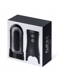 Набор Tenga Flip Zero Electronic Vibrotation: мастурбатор с вибрацией и устройство вращения - Tenga - в Домодедово купить с доставкой