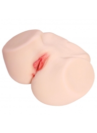 Мастурбатор-полуторс с двойным слоем материала и вибрацией Jenny Onahole Real Vagina - KOKOS - в Домодедово купить с доставкой