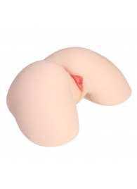 Мастурбатор-полуторс с двойным слоем материала и вибрацией Jenny Onahole Real Hips - KOKOS - в Домодедово купить с доставкой