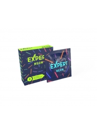 Светящиеся в темноте презервативы Expert Neon - 3 шт. - Expert - купить с доставкой в Домодедово