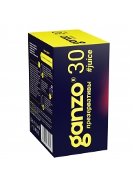 Ароматизированные презервативы Ganzo Juice - 30 шт. - Ganzo - купить с доставкой в Домодедово